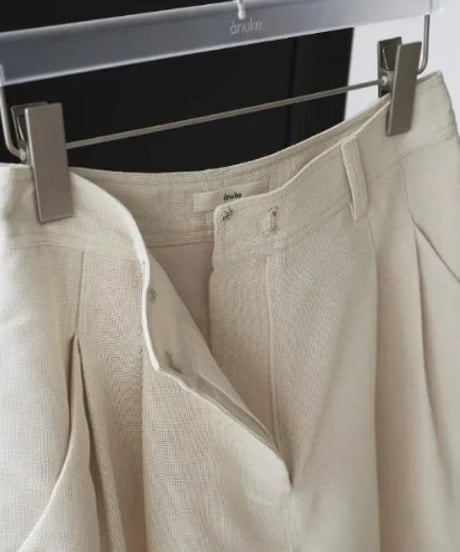 anuke アンヌーク Tuck Half Pants　62610716　本州送料無料！4月中旬～5月中旬発送予定