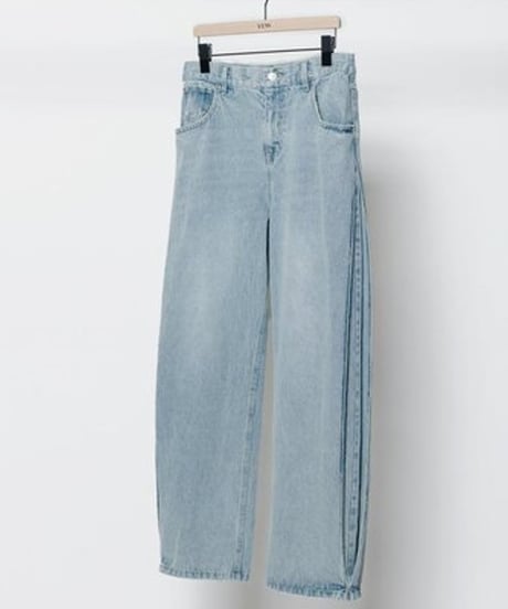 YENN イエン SIDE PLEATED DENIMPT