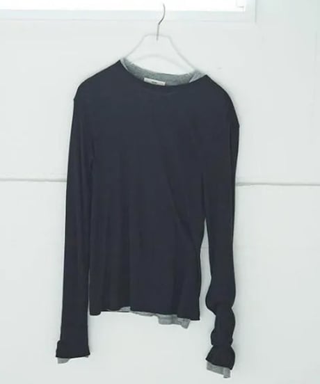 anuke (アンヌーク） Layered Sheer Long T-shirts  62520617 本州送料無料！