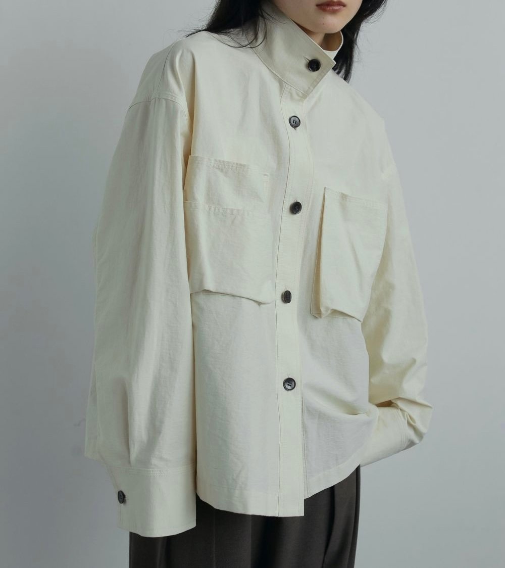 anuke アンヌーク Pocket Standcollar Shirts 62520408