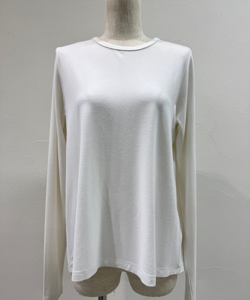 CYAN TOKYO シアントーキョー バックギャザー ウォーム カットソー 白 CYAN TOKYO バックギャザーウォームTOPS 504375 本州送料無料！ | Deargo