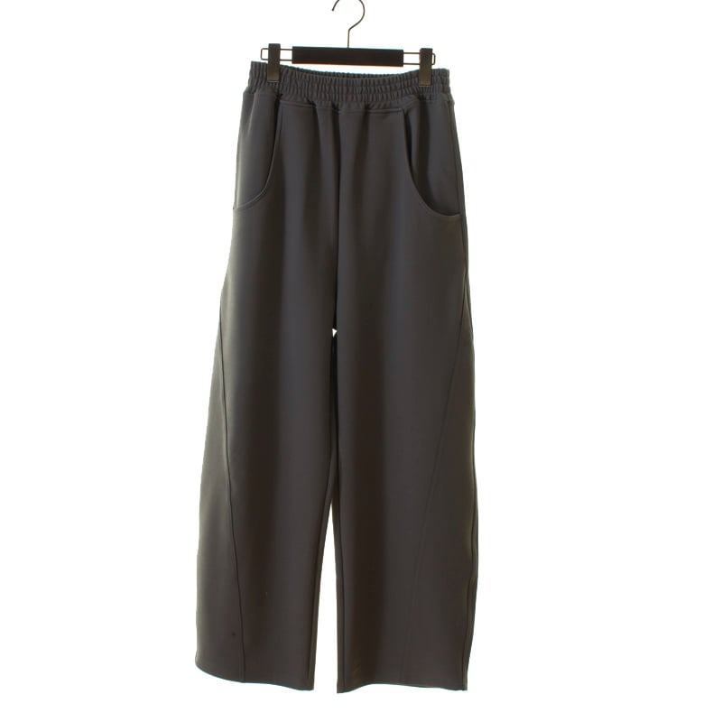 Dignite collier ディニテコリエ 裏起毛カットカーブパンツ カット裏