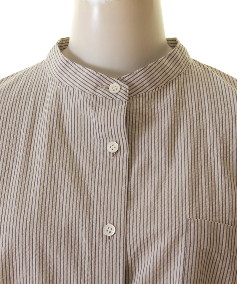 Cafune カフネ バンドカラーコットンシャツ 535944 本州送料無料