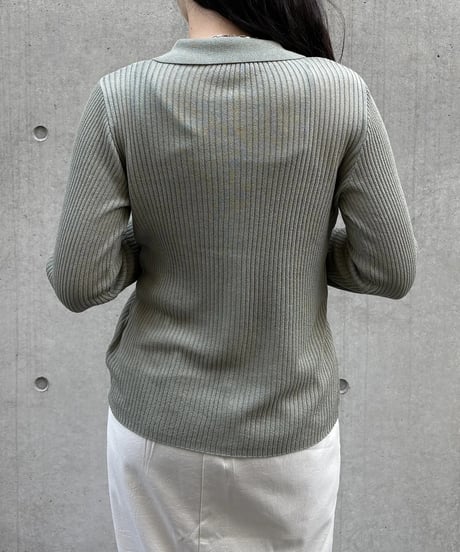 &g'aime  アンジェム　シアーラメポロニット　SHEER LUREX POLO KNIT 98610-67002 2026NEWARIIVAL