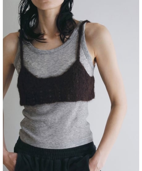 anuke アンヌーク Crochet Knit Bustier 62620510