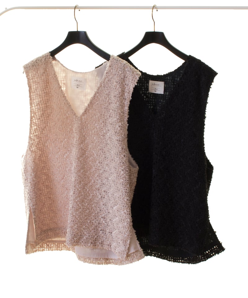 Cafune カフネ フェザーベスト feather vest545915 本州送料無料！