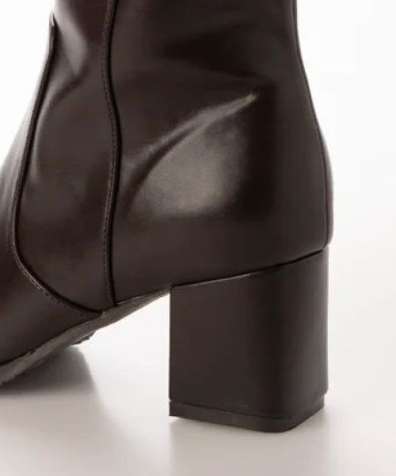 EVOL イーボル スクエアブロックヒールロングブーツ IT9854 SALE