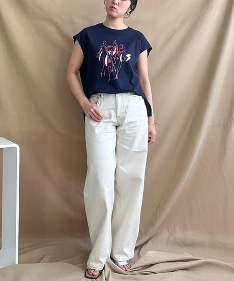イラストプリントTシャツ 51879Y-2