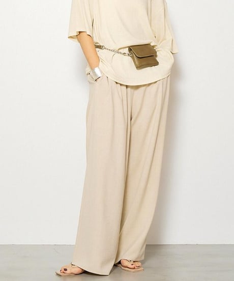 YENN イエン   WAIST RIB WIDE PT Y252-31051