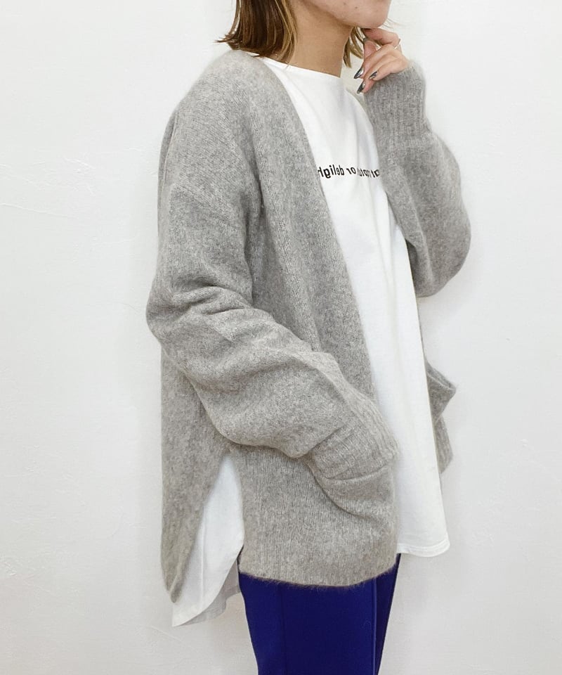 新品todayful Raccoon Knit Cardigan グレー Raccoon Knit Cardigan todayful グレー RACCOON KNIT｜フランドル