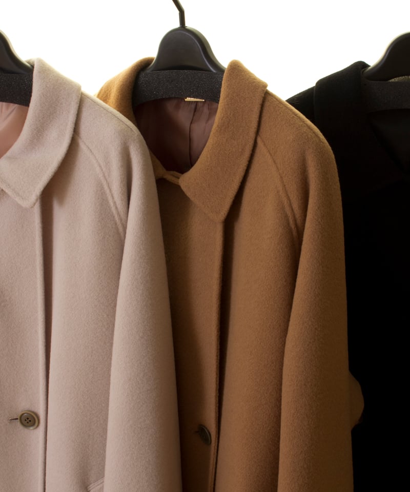 Dignite collier ディニテコリエ ダブルフェイスラグランコート