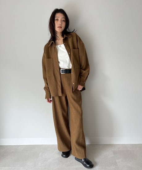 agawd Volume Collar Blouson アガウド AGAWD アガウドVolume Collar Blouson White