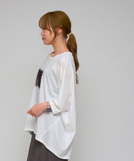 Praia　プライア シルケット綿・コクーンTシャツ LER-2641 2026NEWARIIVAL