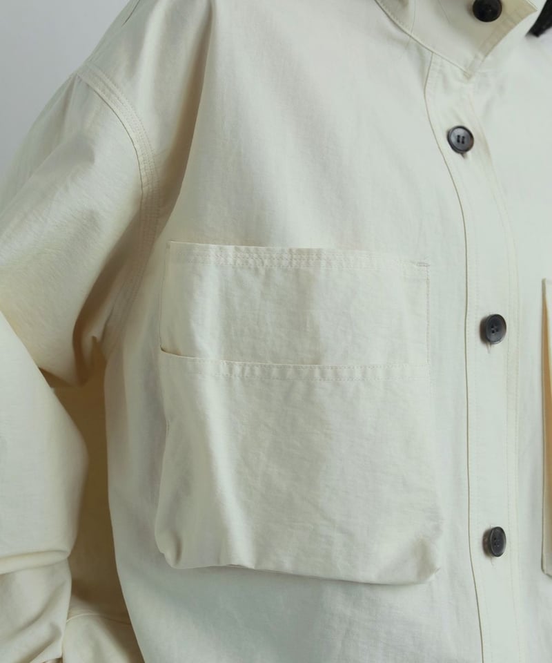 anuke アンヌーク Pocket Standcollar Shirts 62520408