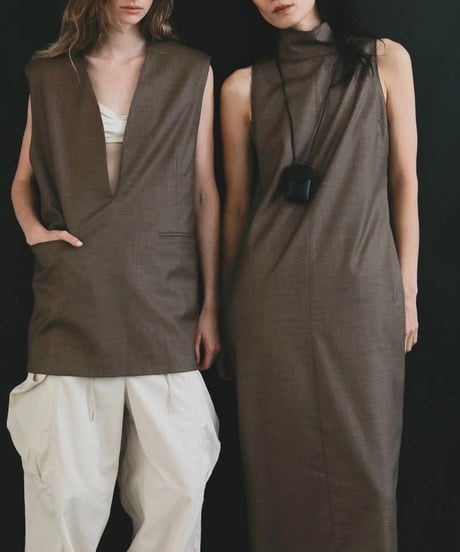anuke アンヌーク Keyneck Over Vest 62610107 本州送料無料