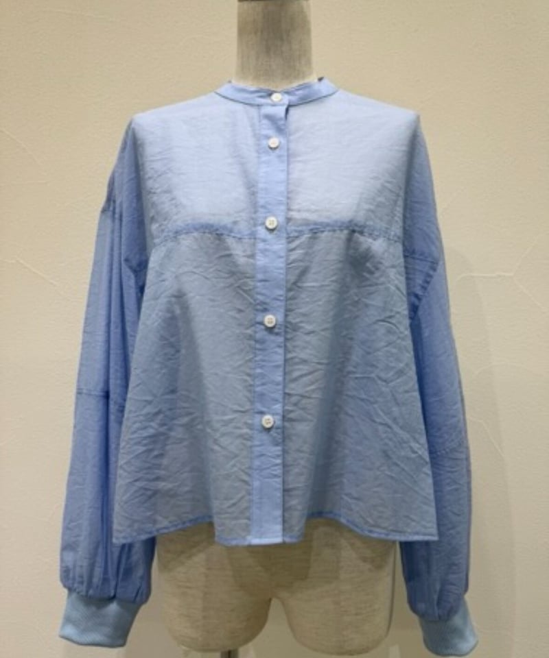CYAN TOKYO シアントーキョー ソフトオーガンリブショートシャツ
