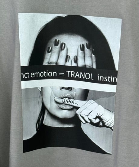 TRANOI.　トラノイ　FACE WIDE TEE 240J226