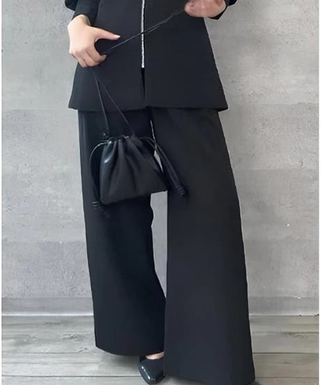 Anna Kerry　アンナケリー 2タックワイドパンツ 85261602 本州送料無料！2026SPRING