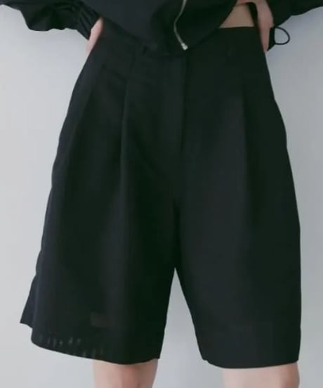 anuke アンヌーク Tuck Half Pants　62610716　本州送料無料！4月中旬～5月中旬発送予定