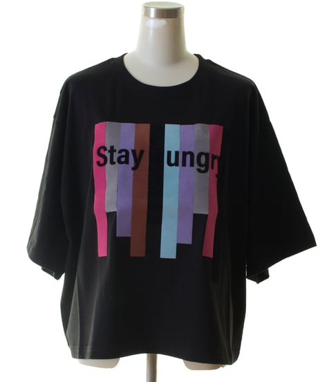 TRANOI.　トラノイ stay hungry wide tee ステイハングリーワイドTシャツ214J201　 晩夏初秋