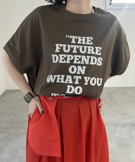 minkchair　ミンクチェアー　FOSI. フォーシ 2WAYロゴプリントTシャツ　F3310 (2026NEWARIIVAL)