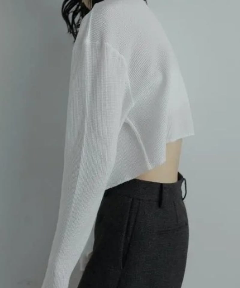 anuke (アンヌーク） Waffle Henley Tops 62520628 | Deargo