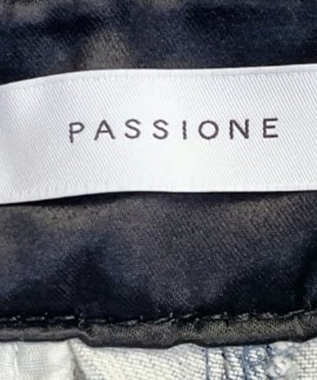 PASSIONE(パシオーネ)　 ウェストサテンパイピングデニムパンツ　536615 本州送料無料！