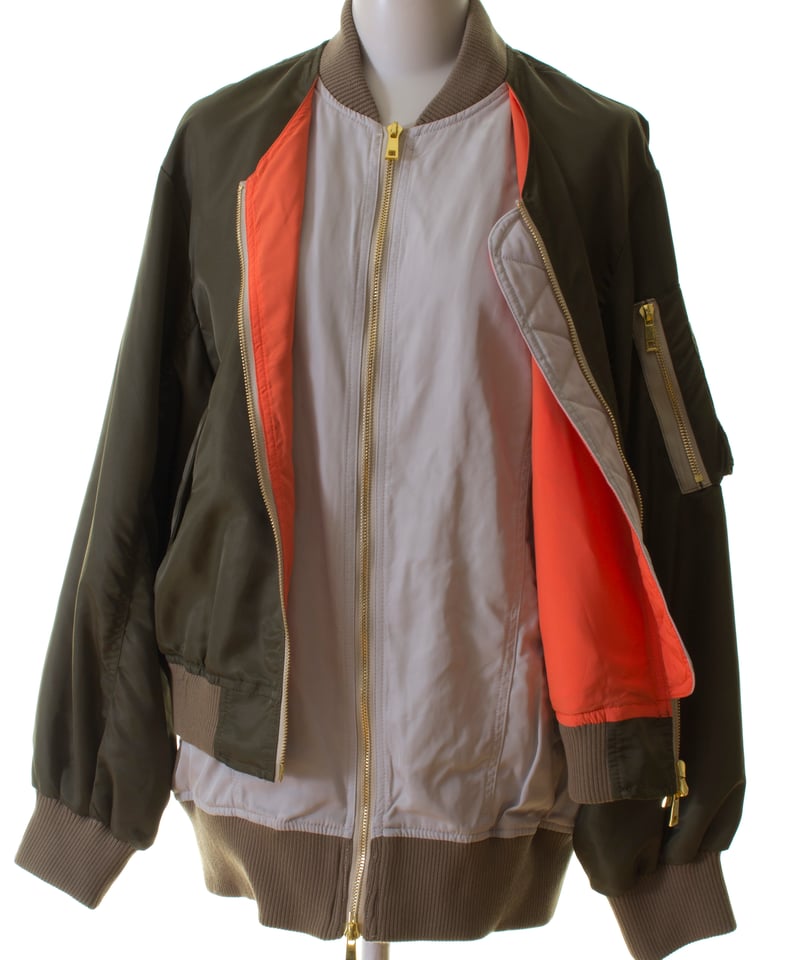 ■美品 RISREY リズレー ミリタリー コンビ ジャケット RISLEY リズレー MA-1 layered clothing blouson R2403