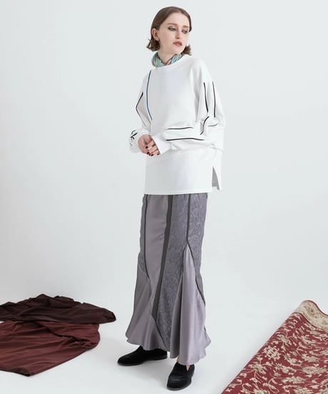 AULA AILA　アウラアイラ　2WAY PIPING PULLOVER 2WAYパイピングプルオーバ　1253-08025　　本州送料無料！