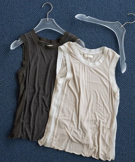 anuke アンヌーク　Bicolor Tank Top　62610607