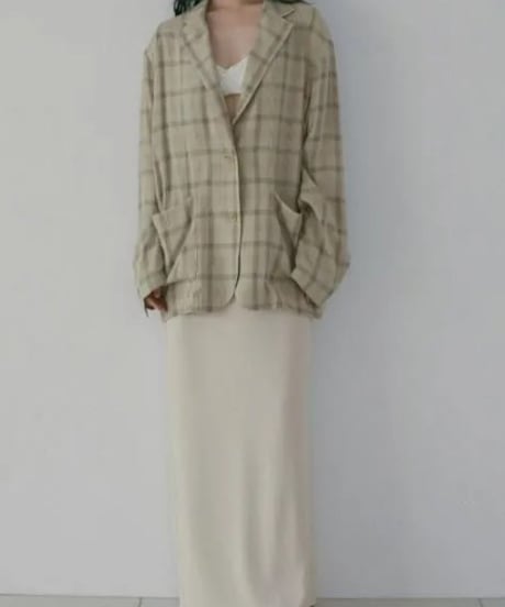 anuke アンヌーク  Georgette Pencil Skirt 62610801 5月中旬～6月中旬発送