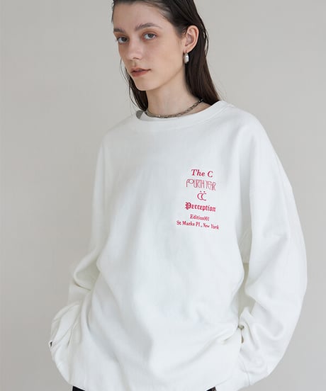 CREDONA　クレドナ【THE C】 POINT SWEATSHIRTS 1424512006