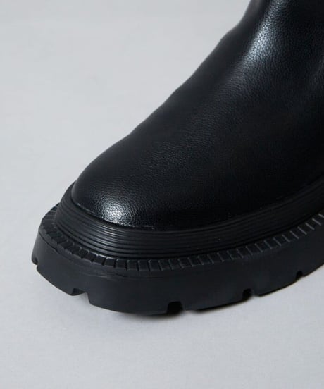 ATELIER BRUGGE アトリエブルージュ  Fur Combi Tank Short Boots / ファーコンビタンクソールブーツ / 23ISM-77