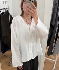 Dignite collier セーラーフロントジップシャツ　80269113