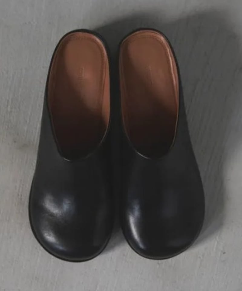 【美品】anuke アンヌーク コンビネーション黒 anuke アンヌーク Ecoleather Heel Slip-ons 62521021 本
