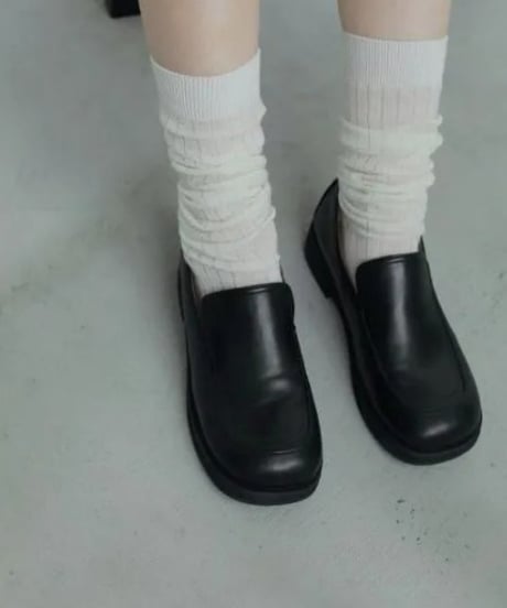 anuke (アンヌーク） Ecoleather Loafers 62521005 フラットシューズ