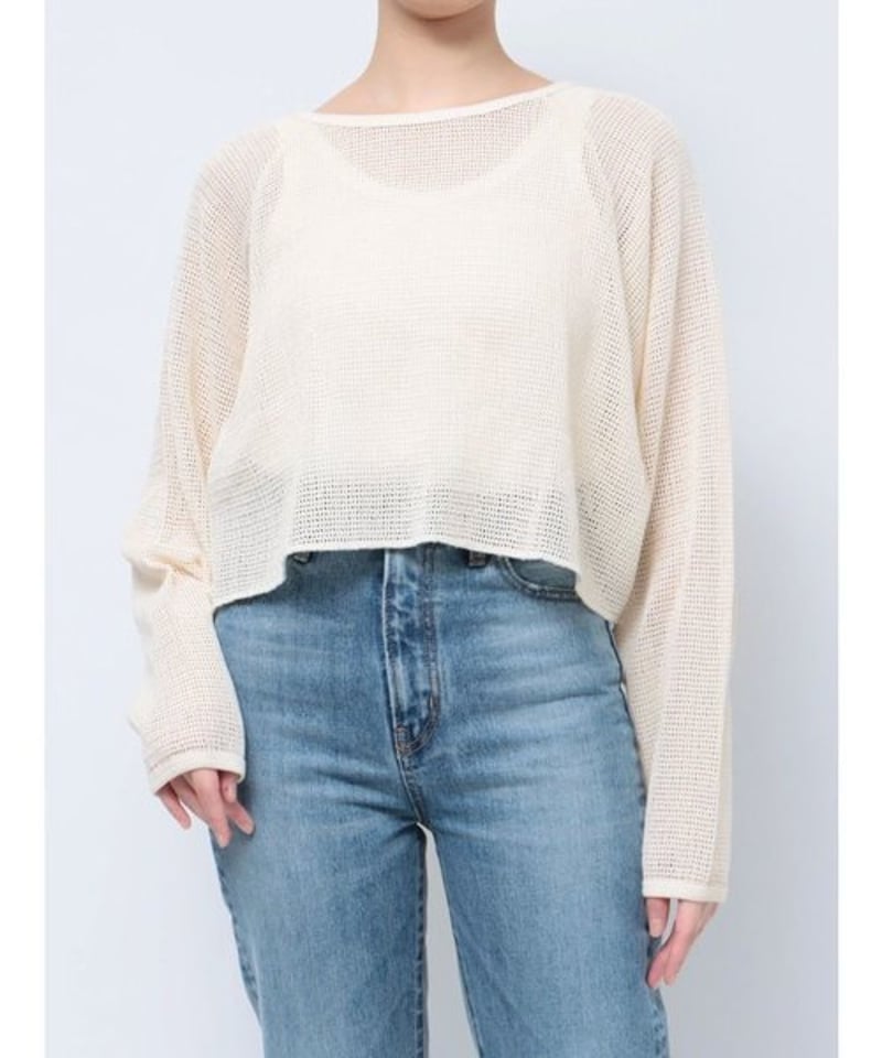 ungrid (アングリッド) ショートメッシュロングスリーブTee 11242272340 ungrid (アングリッド) ショートメッシュロングスリーブTee 11242272340