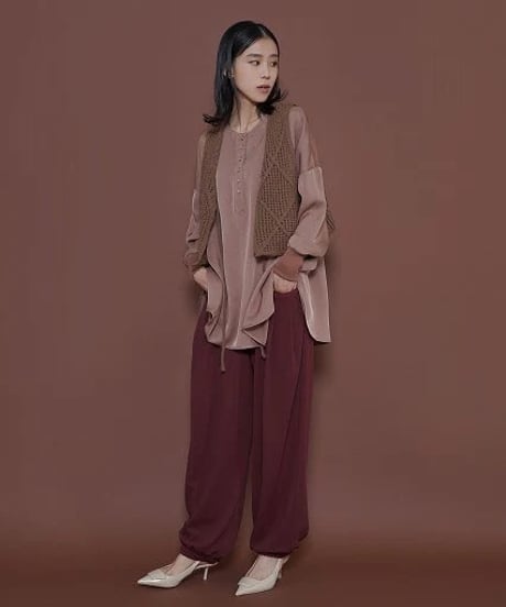 CYAN TOKYO　シアン トウキョウ　グロッシーヘンリーリブブラウ　507394