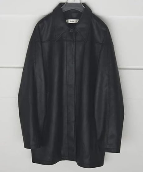 anuke アンヌーク anuke(アンヌーク) Ecoleather Over Jacket  62420103 62520105