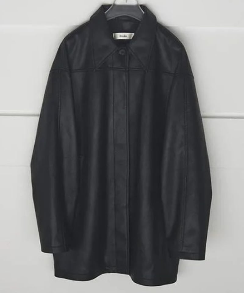 anuke アンヌーク anuke(アンヌーク) Ecoleather Over Jacket