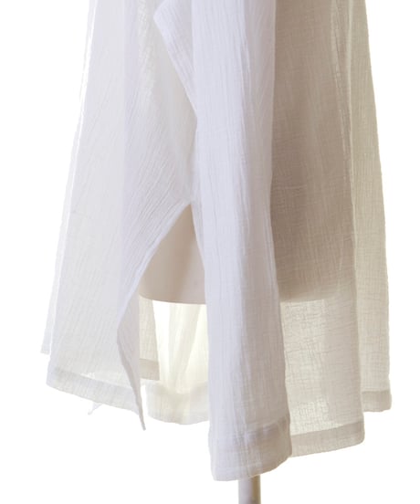 PASSIONE パシオーネ ROBE　ローブ　ヘンリーネックコットン2WAYシャツ　616960 2026NEWARIIVAL