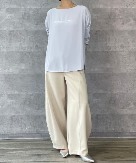 Anna Kerry　アンナケリー デシンエンブロイダリーロゴロンT 85261709 2026NEWARIIVAL