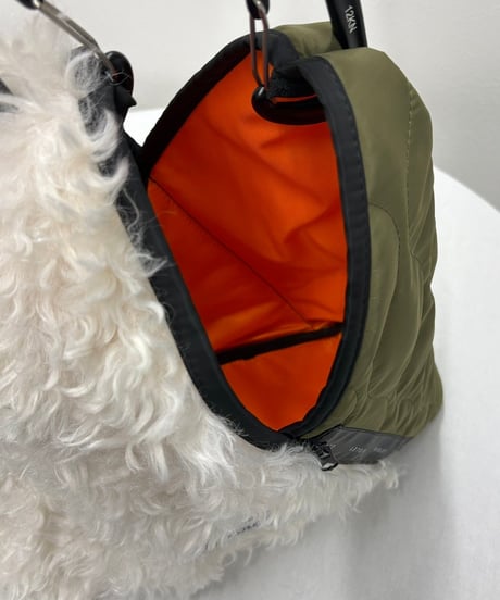 RISLEY　リズレ　Triangle fur quilt mini bag　1740985【R2503-FQB45】