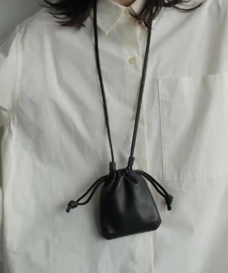 anuke アンヌーク  Leather Mini Pochette 62521030