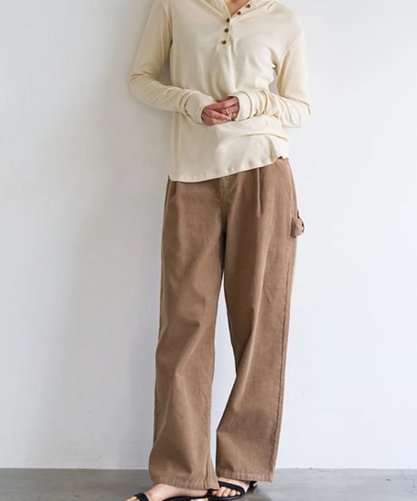 YENN　ヘンリーフーディロングT/Y　263-82085　(2026NEWARIIVAL)