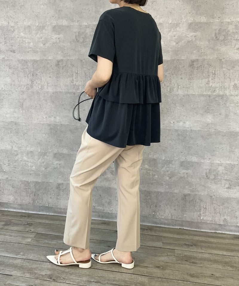 Anna Kerry アンナケリー 八分丈ストレートパンツ 56262601 2026NEW