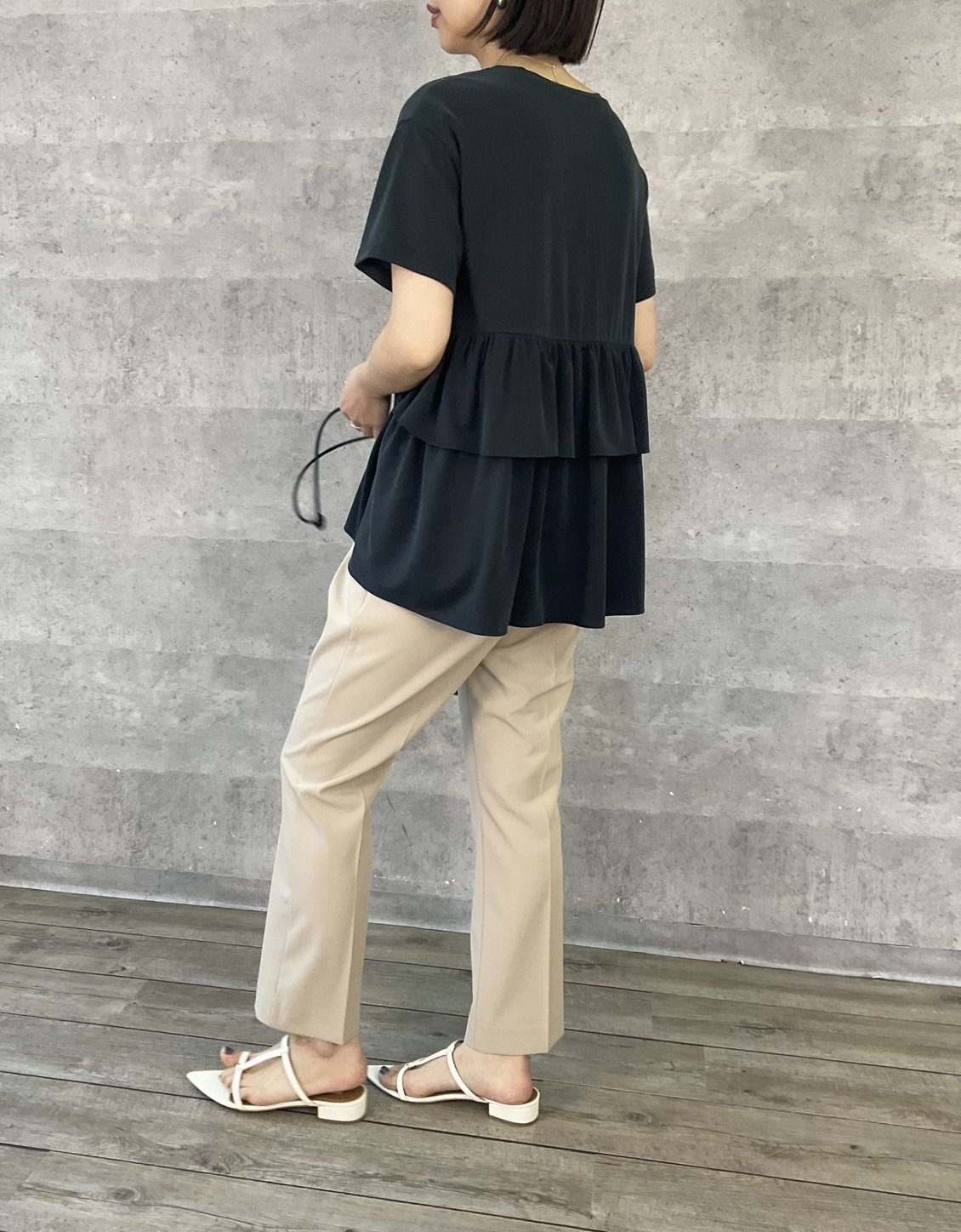 Anna Kerry アンナケリー 八分丈ストレートパンツ 56262601 2026NEW