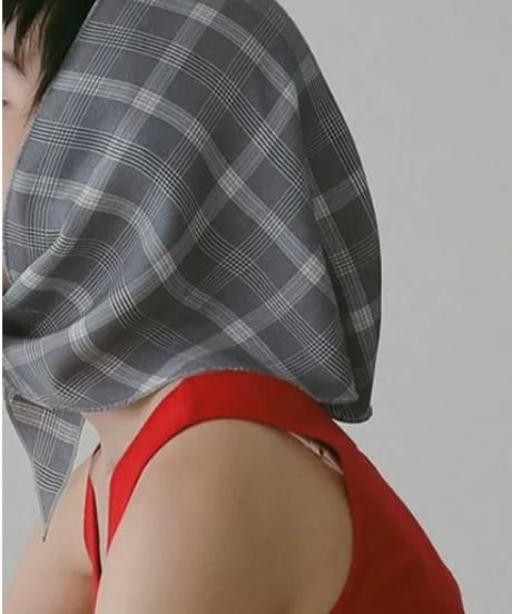 anuke アンヌーク Check Scarf 62611018 3月下旬～4月中旬発送