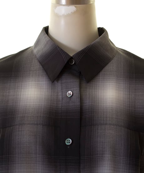 PASSIONE パシオーネ ROBE　ローブ　ショート丈チェックシャツ　616961　2026NEWARIIVAL