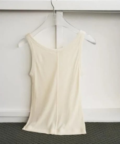 anuke アンヌーク Wool Rib Tanktop 62610614 本州送料無料！4月中旬～5月中旬発送予定